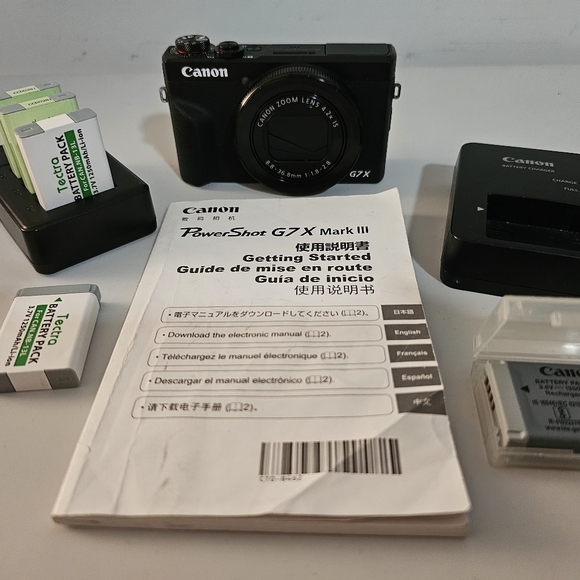 Canon PowerShot G7X Mark III Digital 4K Vlogging Camera **NO BOX** - Picture 9 of 11